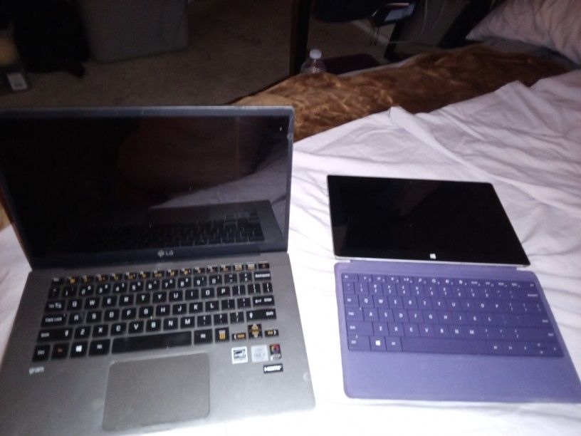 LG GRAM And Surface Pro