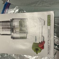 Cuisinart 11 Cup  Food Processor. Used 3x 