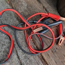 Working Jumper Cables Battery Jump Start Cable Set 