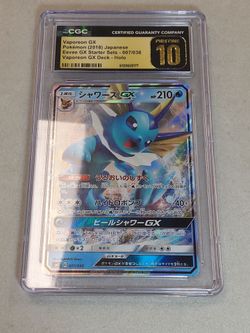 Vaporeon 007/038 CGC Pristine 10 Pokémon Card