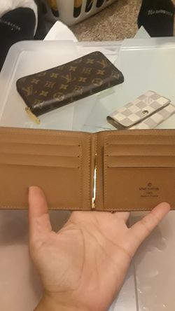 louis vuitton mens wallet with money clip