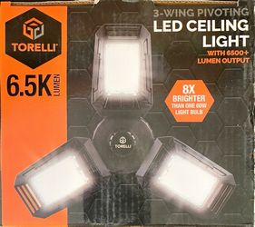 Torelli 3-Wing Pivoting LED Ceiling Light 6500 Lumen