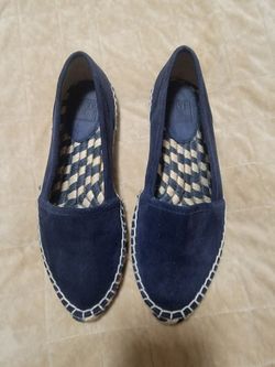 NWOB FRYE Lee A Line Navy Suede Espadril
