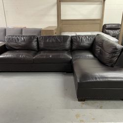 Leather Sectional Couch