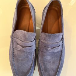 Moretti Gold Label Suede Loafers (Size 11.5D)