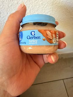 Gerber Turkey and Gravy Baby Food Jar