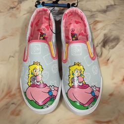 Super Mario Peaches Slip On