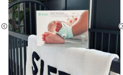 Owlet Dream Sock - FDA-Cleared Smart Baby Monitor with Live Health Readings and Notifica