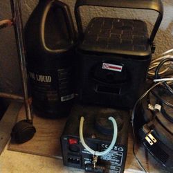Fog Machine And Bubble Machine 