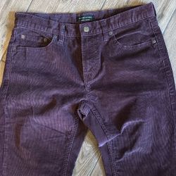 Banana Republic Vintage Straight Corduroy Pants Women 