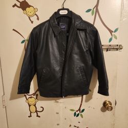 Gap Leather JACKET Medium SIZE Youth