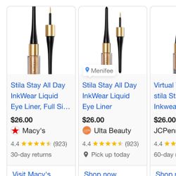 Brand NEW Stay All Day InkWear Liquid Eye Liner; Makeup 