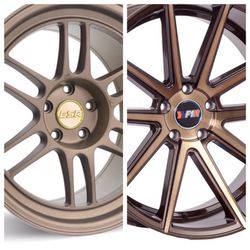 Bronze 18" Wheels fit 5x100 5x120 5x114 ( only 50 down payment / no CREDIT CHECK)