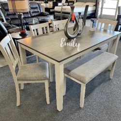 6-Pc Dining Table Set 