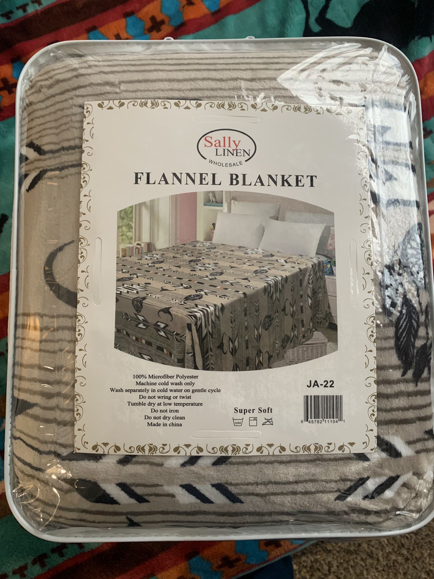 Southwestern Flannel Blanket 