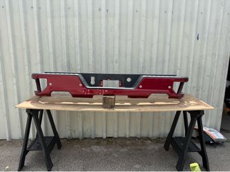 2019 2020 2021 2022 2023 2024 CHEVY SILVERADO GMC SIERRA REAR BACK BUMPER COVER USED ORIGINAL OEM (dual exhaust)