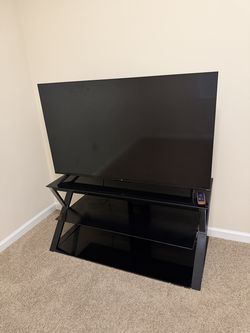 55in TCL 4k tv with stand