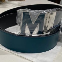 $400 NEW AUTHENTIC MCM REVERSIBLE BELT