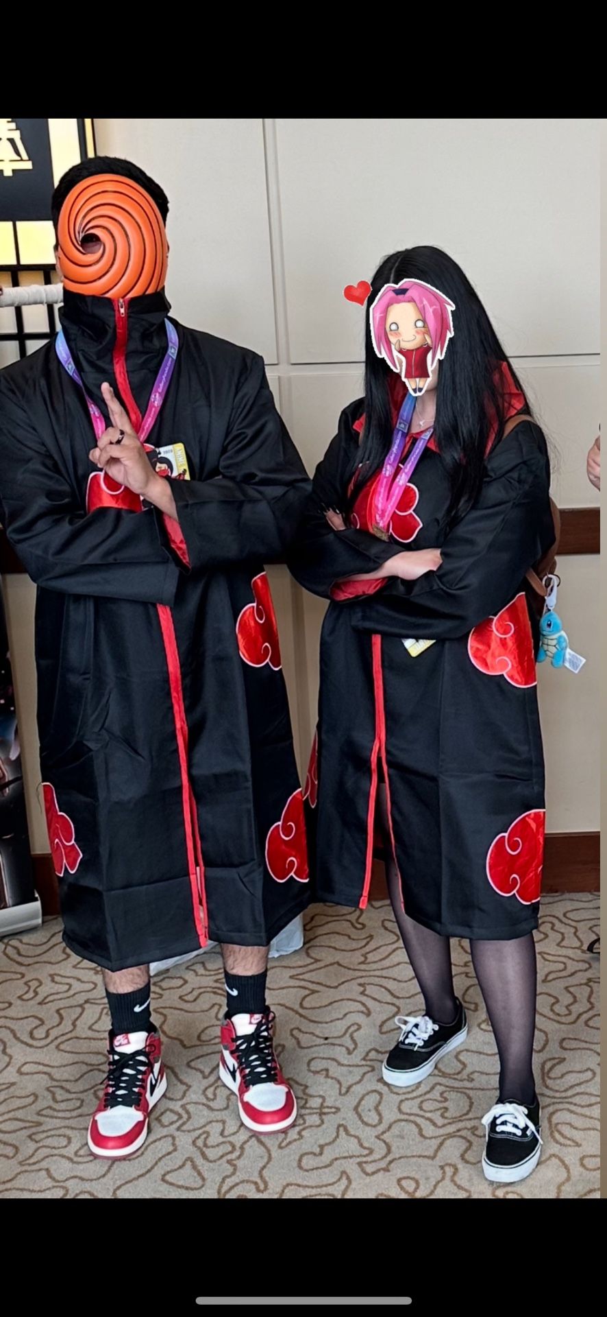 For Sale: 2 Akatsuki Robes & Tobi Mask - 20$