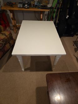 Pottery Barn Kids table,  45" long, 30" wide,  22" tall