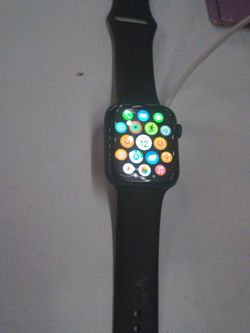 Apple Watch with Black Sport Band