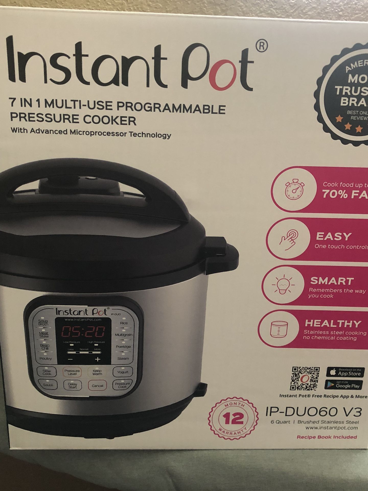 Instant Pot Pressure Cooker