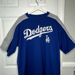 XL Blue and Grey Los Angeles Dodgers Baseball Jersey