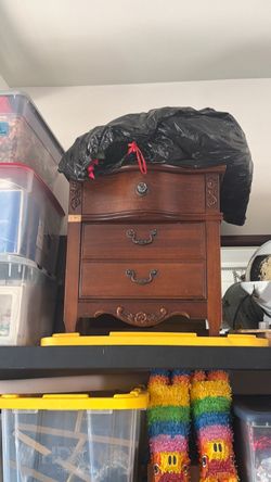Real wood night stand