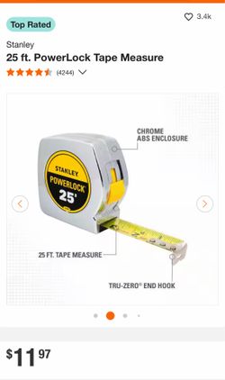 Stanley measuring tape