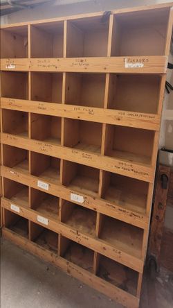 Wooden Component Organizer Shelf (3 available)