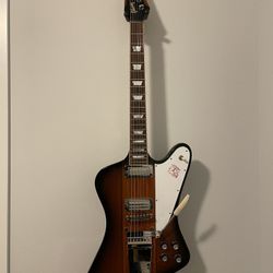 2015 Gibson Firebird V – Maestro Vibrola + Mojo UK Silver Foils – OHSC + Case Candy