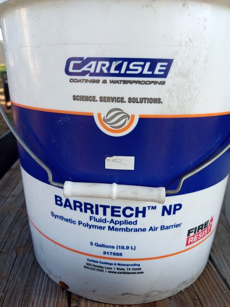 Carlisle Barritech NP: Air & Vapor Barrier 5 Gal