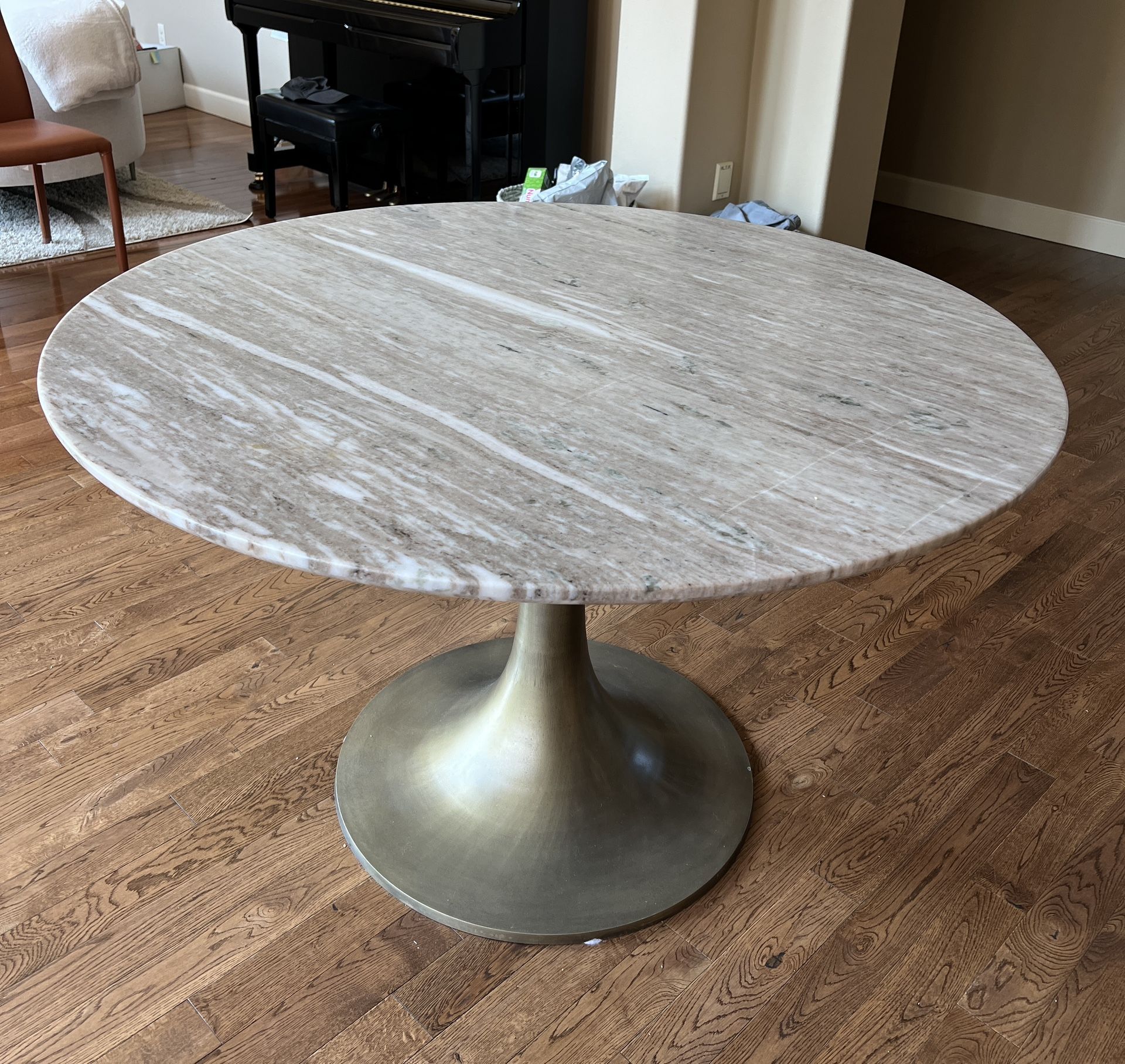 Marble Dining Table - And 4 Chairs 