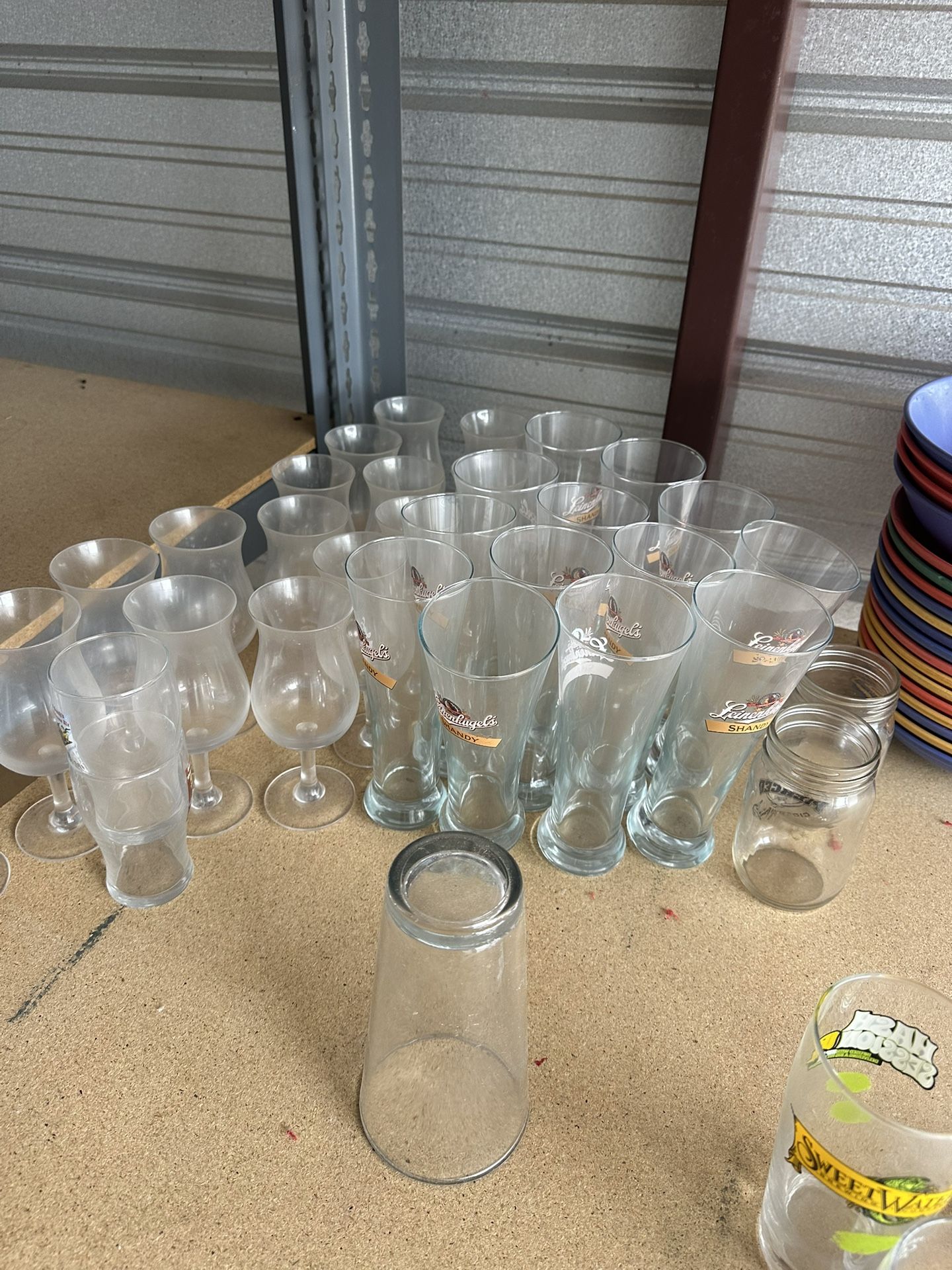 Assorted Beer Glasses And Tap Glasses