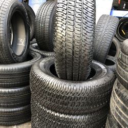 Set Of Used Tires With 95% Of Life 275/65R18 Michelin For Only $350 The Price Includes Mounting And Balance Out The Door 