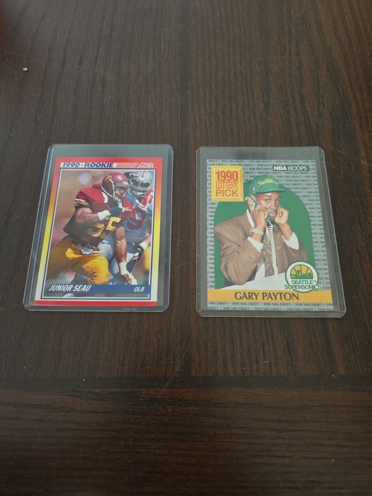 Gary Payton Junior Seau Rookies