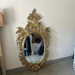 Gold vintage french mirror 