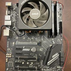 AMD CPU and Motherboard 