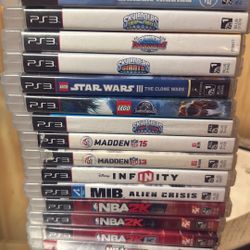 15 PS3 Games And Cases All In Like New Condition And Has Pamphlet Inside Of It 