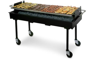 Large charcoal grill