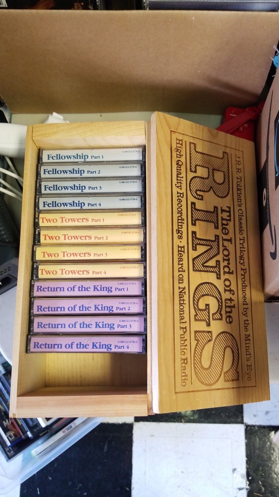 Lord of the Rings Cassette Tape Set