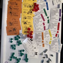 Monopoly game pieces Everything but the board $10