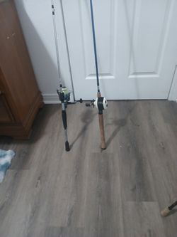 Two Fishing Rod and Reel Combos