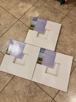 3 shadow box canvases