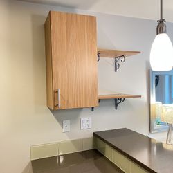 Wall Cupboard & Shelves
