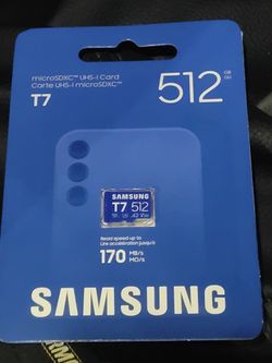 Samsung T7 512gb sd memory card