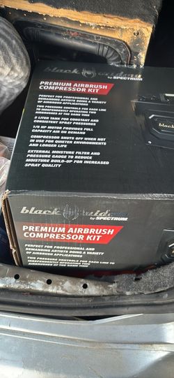 Professional premium airbrush compressor kit