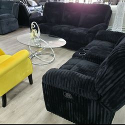 2pc Living Set Sofa And Loveseat 
