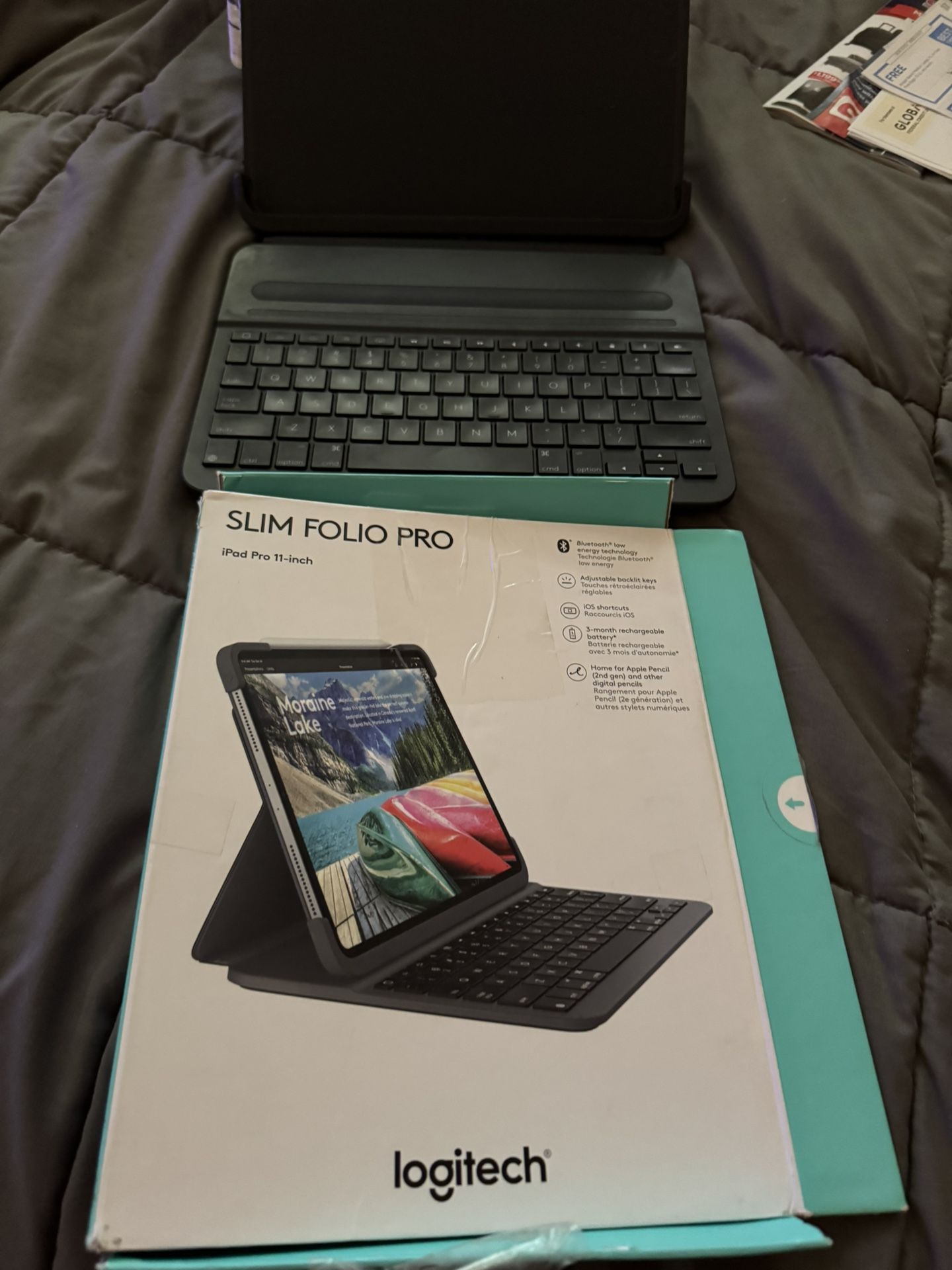 Logitech Slim Folio Pro With Keyboard for IPAD Pro 11inch
