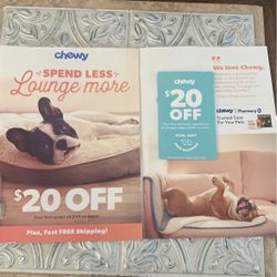 Chewy $20 Off Coupon 